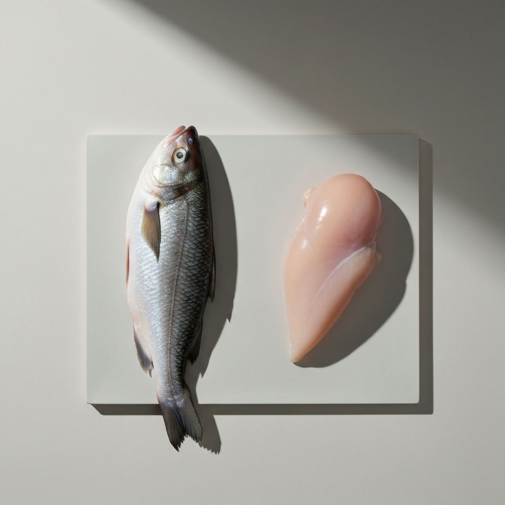 Proteinreiche Lebensmittel - Fisch, Fleisch und andere natürliche Proteinquellen