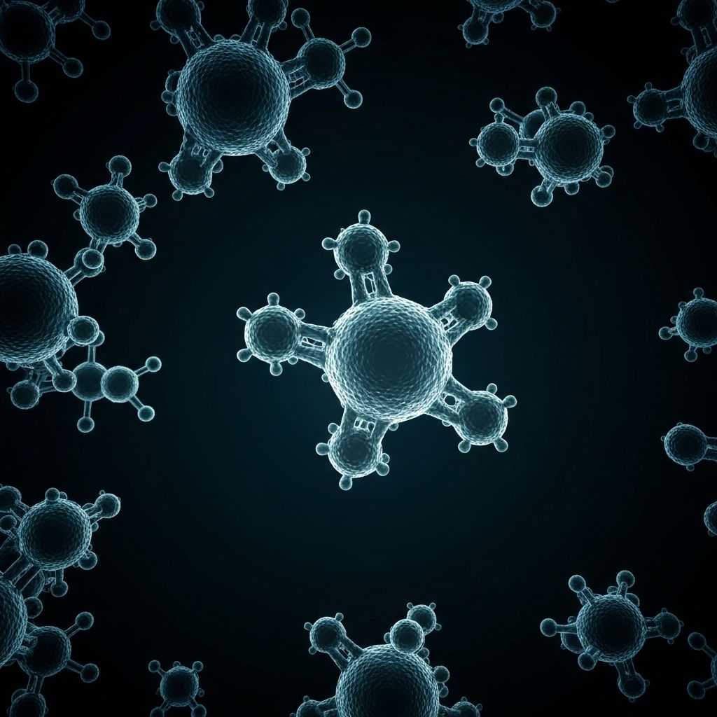 Proteinmoleküle unter dem Mikroskop - wissenschaftliche Visualisierung von Proteinstrukturen